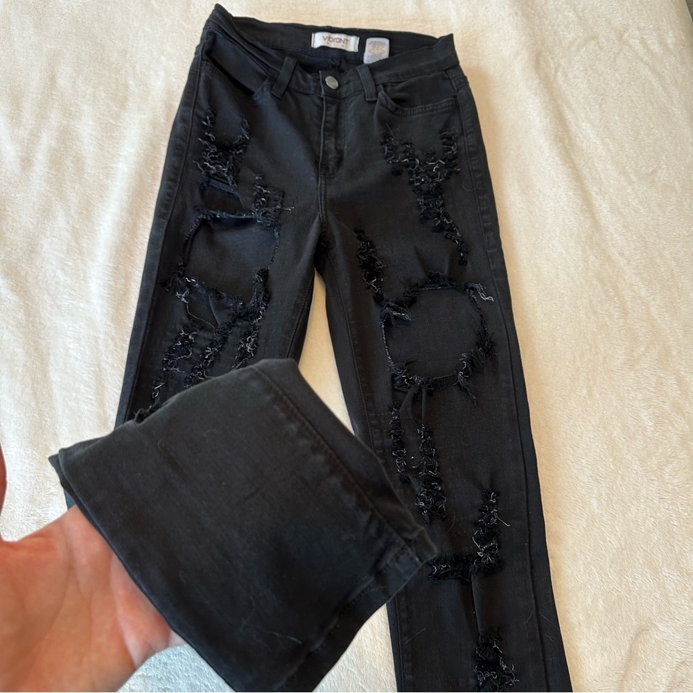 Vibrant Black Jeans